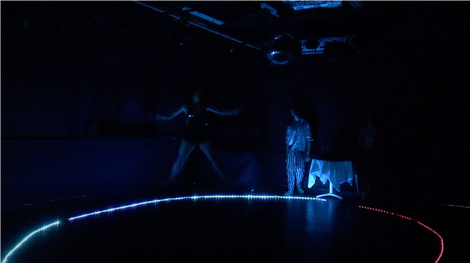 Footage from the performance