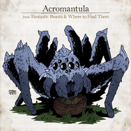 Acromantula, Legendás állatok, összes legendás állat. fantastic beasts, all fantastic beasts, harry potter, j k rowling, Illusztráció, Szőke-Kiss Márton, szabadúszó, illusztrátor, grafikus, reklámgrafika, logó, logótervezés, Budapest, Békéscsaba