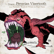 Peruvian Vipertooth, Legendás állatok, összes legendás állat. fantastic beasts, all fantastic beasts, harry potter, j k rowling, Illusztráció, Szőke-Kiss Márton, szabadúszó, illusztrátor, grafikus, reklámgrafika, logó, logótervezés, Budapest, Békéscsaba