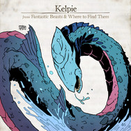 Kelpie, Legendás állatok, összes legendás állat. fantastic beasts, all fantastic beasts, harry potter, j k rowling, Illusztráció, Szőke-Kiss Márton, szabadúszó, illusztrátor, grafikus, reklámgrafika, logó, logótervezés, Budapest, Békéscsaba