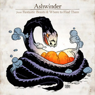 Ashwinder, Legendás állatok, összes legendás állat. fantastic beasts, all fantastic beasts, harry potter, j k rowling, Illusztráció, Szőke-Kiss Márton, szabadúszó, illusztrátor, grafikus, reklámgrafika, logó, logótervezés, Budapest, Békéscsaba