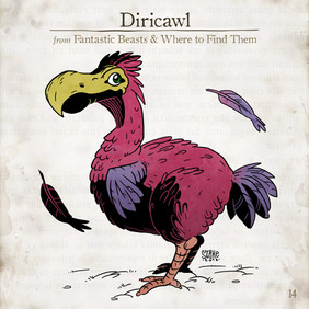 Diricawl, Legendás állatok, összes legendás állat. fantastic beasts, all fantastic beasts, harry potter, j k rowling, Illusztráció, Szőke-Kiss Márton, szabadúszó, illusztrátor, grafikus, reklámgrafika, logó, logótervezés, Budapest, Békéscsaba