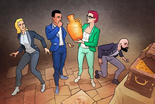Szabadulószoba, Budapest escape room, Illusztráció, Szőke-Kiss Márton, szabadúszó, illusztrátor, grafikus, reklámgrafika, logó, logótervezés, Budapest, Békéscsaba