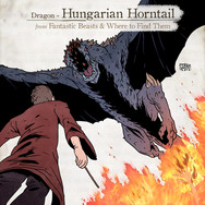 Hungarian Horntail, Legendás állatok, összes legendás állat. fantastic beasts, all fantastic beasts, harry potter, j k rowling, Illusztráció, Szőke-Kiss Márton, szabadúszó, illusztrátor, grafikus, reklámgrafika, logó, logótervezés, Budapest, Békéscsaba