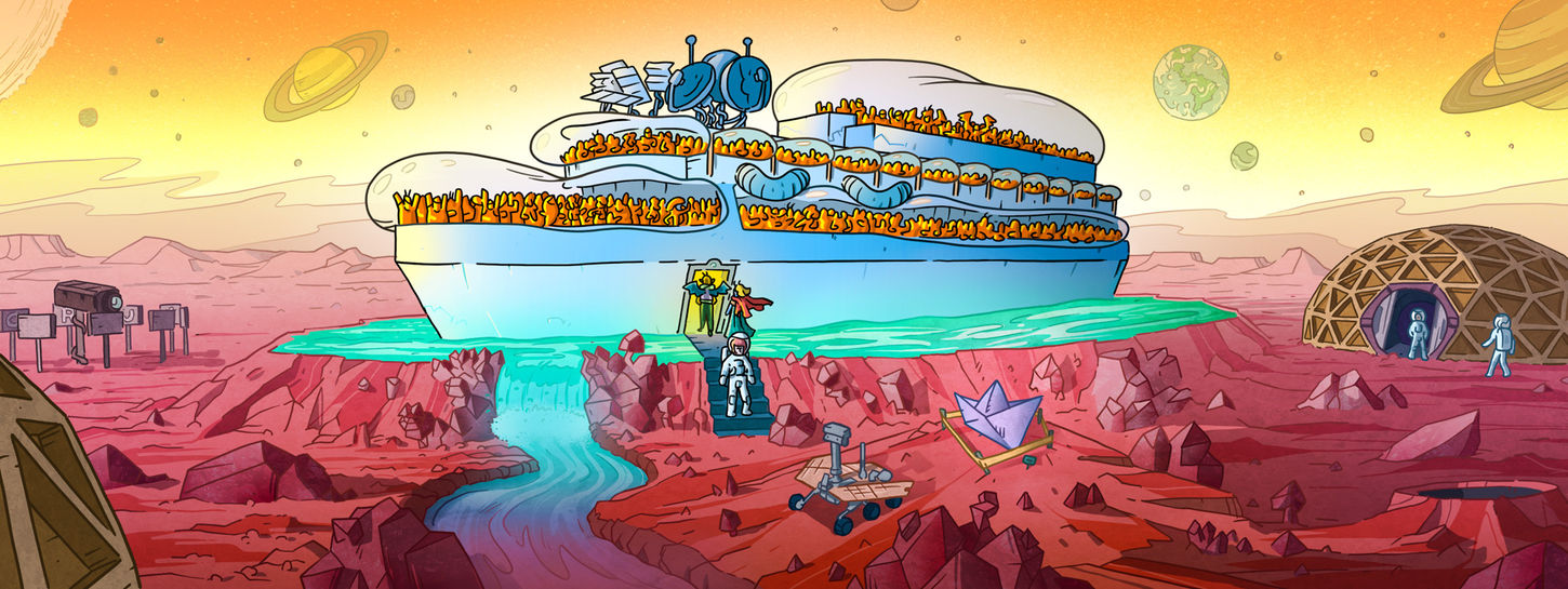 Cruisin, Boat party, Danube, Europe ship, Illustration, Márton Szőke-Kiss, freelance, illustrator, graphic, advertising graphics, logo, logo design, Budapest, Békéscsaba