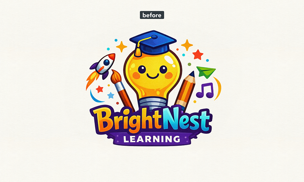 Ai generated logo - bad example
