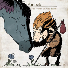 Porlock, Legendás állatok, összes legendás állat. fantastic beasts, all fantastic beasts, harry potter, j k rowling, Illusztráció, Szőke-Kiss Márton, szabadúszó, illusztrátor, grafikus, reklámgrafika, logó, logótervezés, Budapest, Békéscsaba
