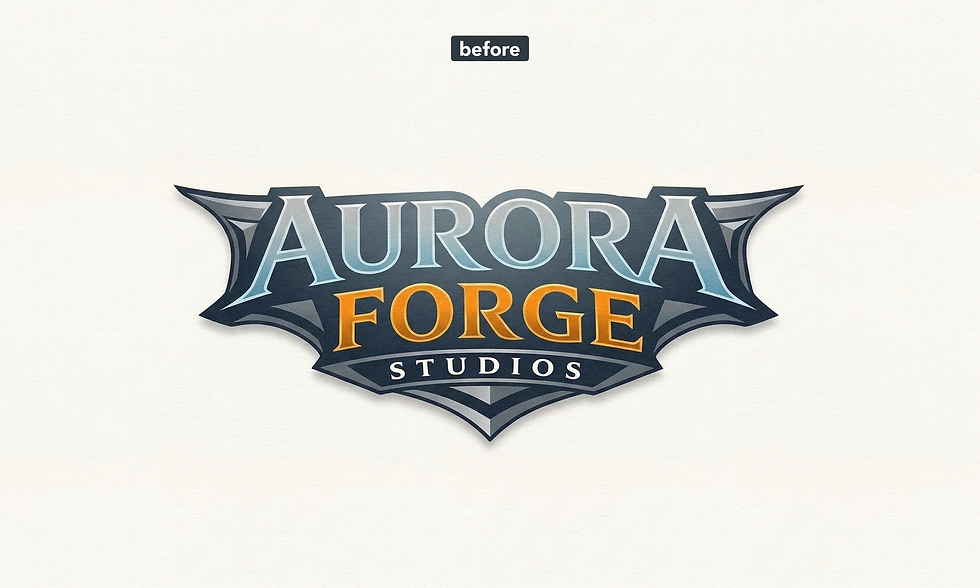 Ai generated logo - bad example