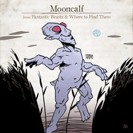 Mooncalf, Legendás állatok, összes legendás állat. fantastic beasts, all fantastic beasts, harry potter, j k rowling, Illusztráció, Szőke-Kiss Márton, szabadúszó, illusztrátor, grafikus, reklámgrafika, logó, logótervezés, Budapest, Békéscsaba