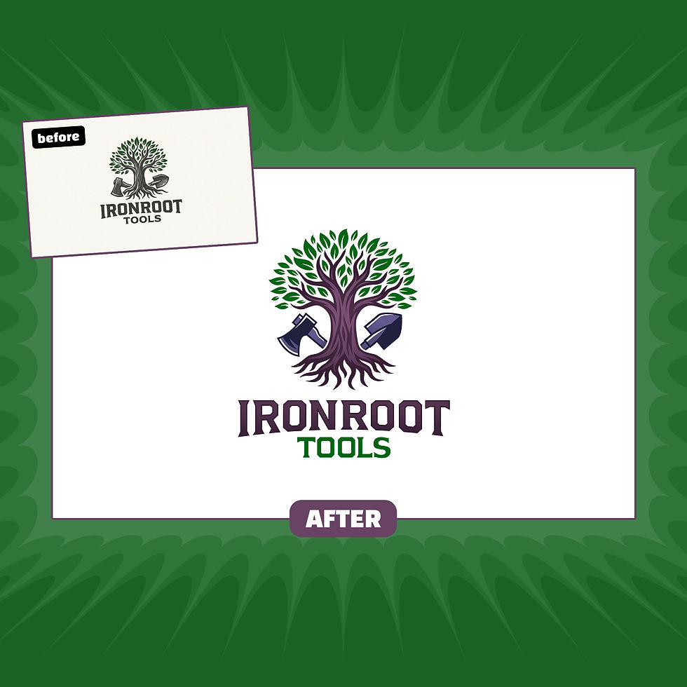 Ironroot Tools AI Logo Redesign
