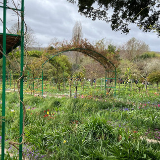 Monet's Garden Grounds with arbor