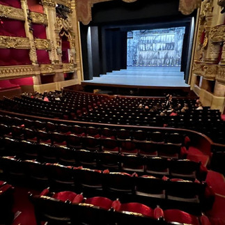 View of the Paris Opera Stage and seats