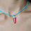 Thumbnail: Turquoise Choker/Necklace  with Rosarita Pendant 