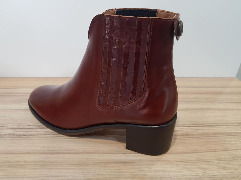 Miniature : MAROLI 8836 ELOISE PYTHON/COGNAC