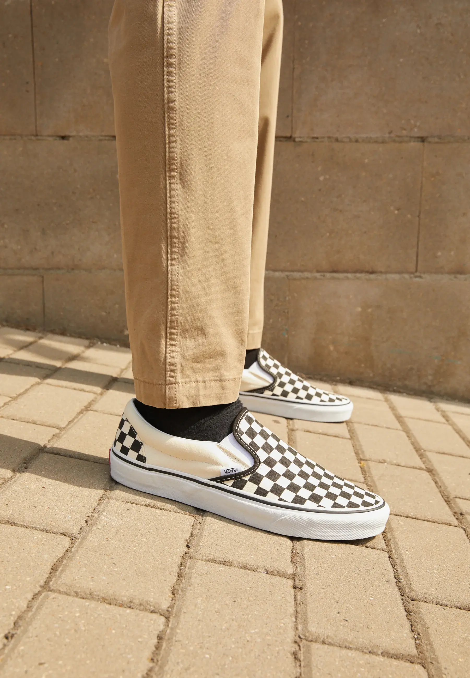 VANS CLASSICS SLIPON BLANC/NOIR