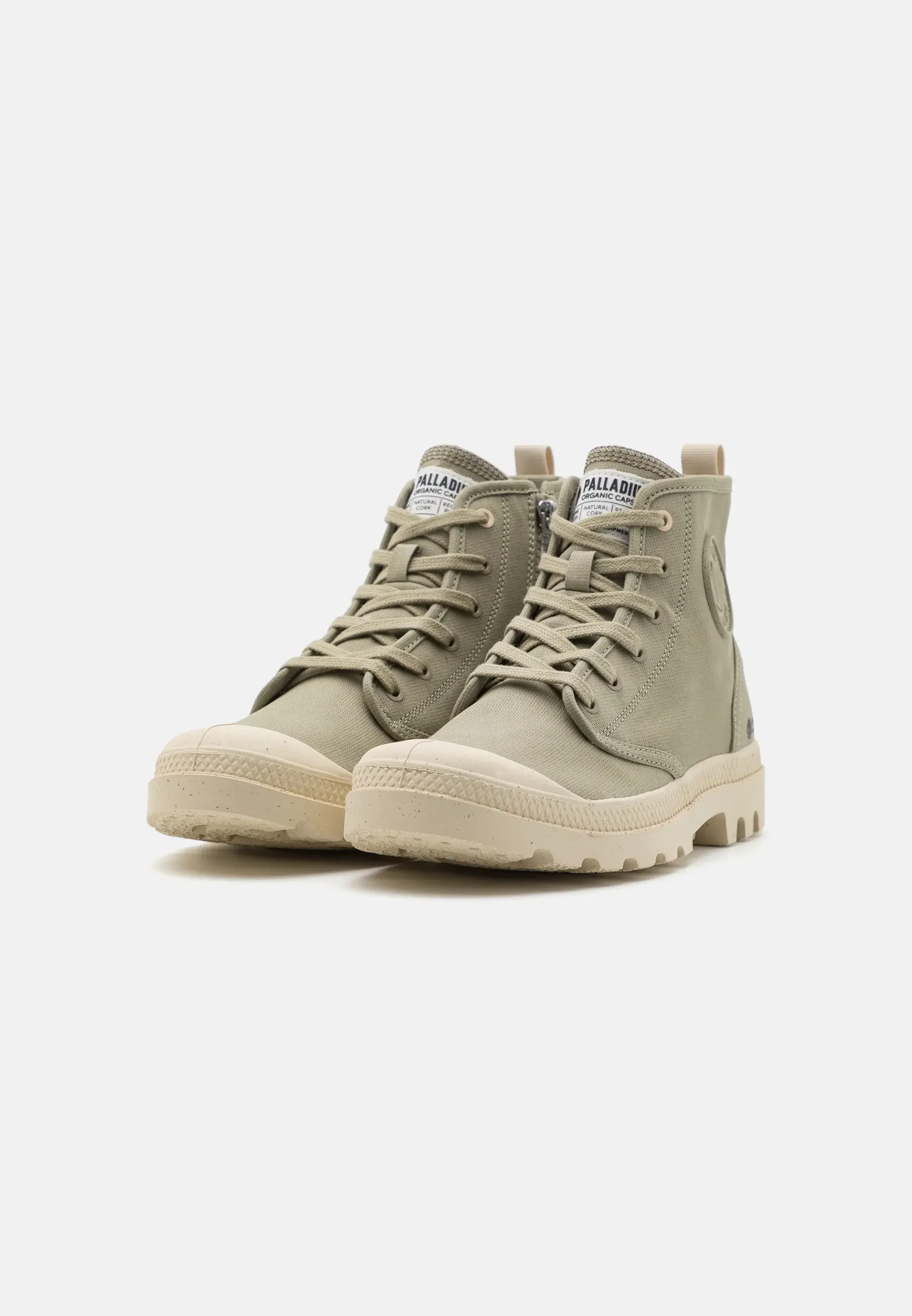 PALLADIUM PAMPA HI ZIP ORGANIC KAKI