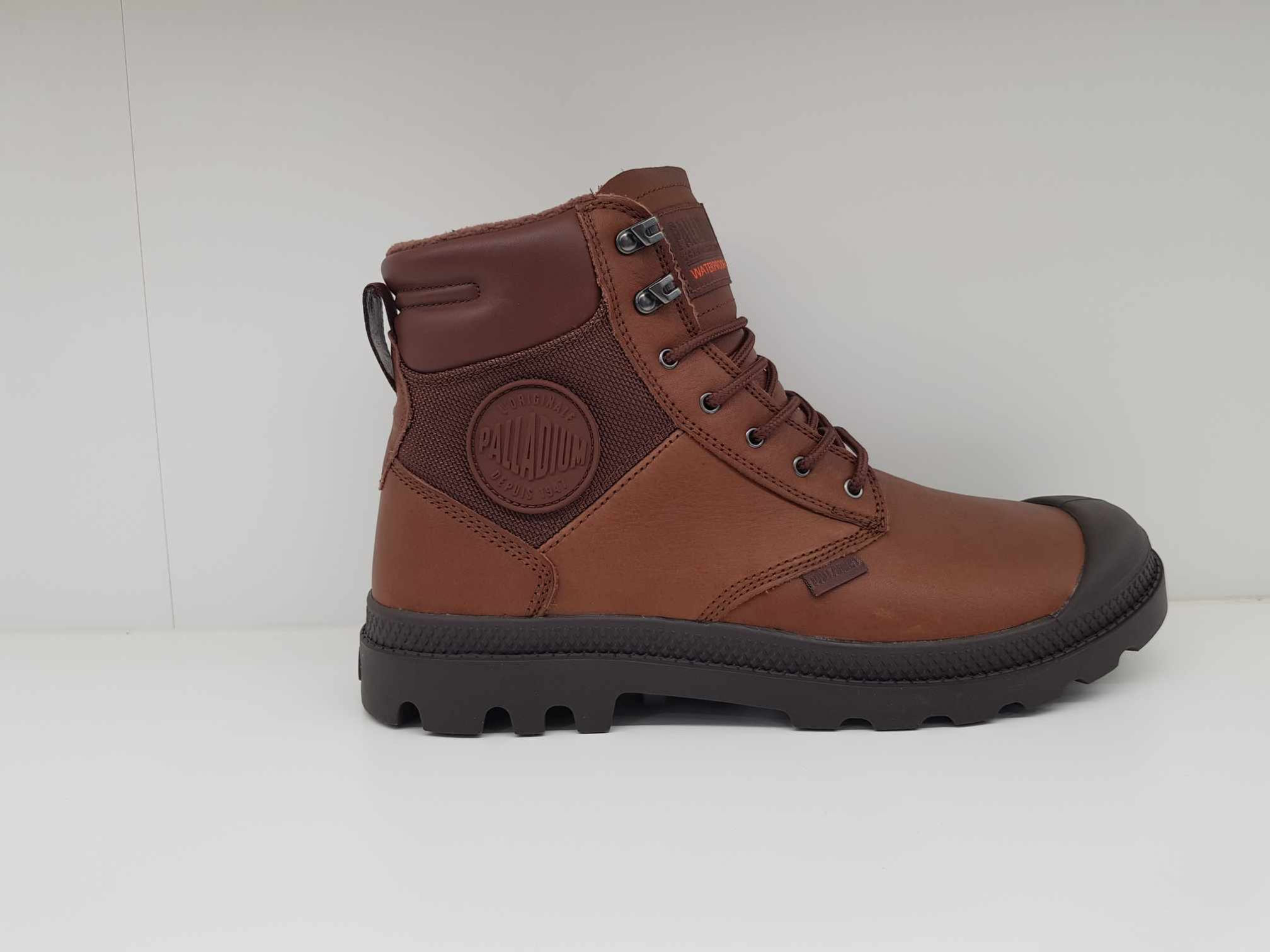 PALLADIUM PAMPA SHIELD CAMEL/NOIR