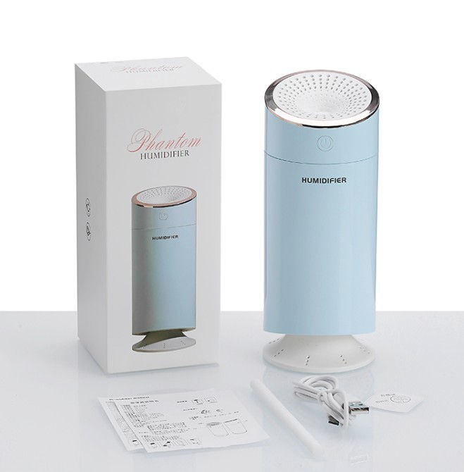 Thumbnail: USB AIR DIFFUSER, HUMIDIFIER AROMA ESSENTIAL OIL - BEDROOM / OFFICE LIGHT