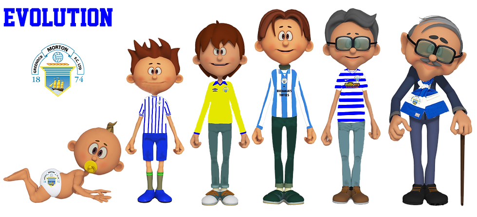 Thumbnail: GREENOCK MORTON FC "EVOLUTION" T-SHIRT