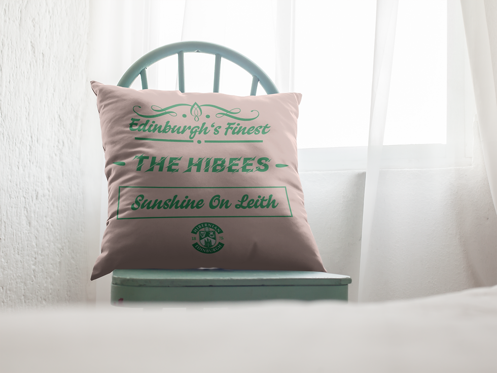 Thumbnail: HIBERNIAN FC CREAM CUSHION COVERS