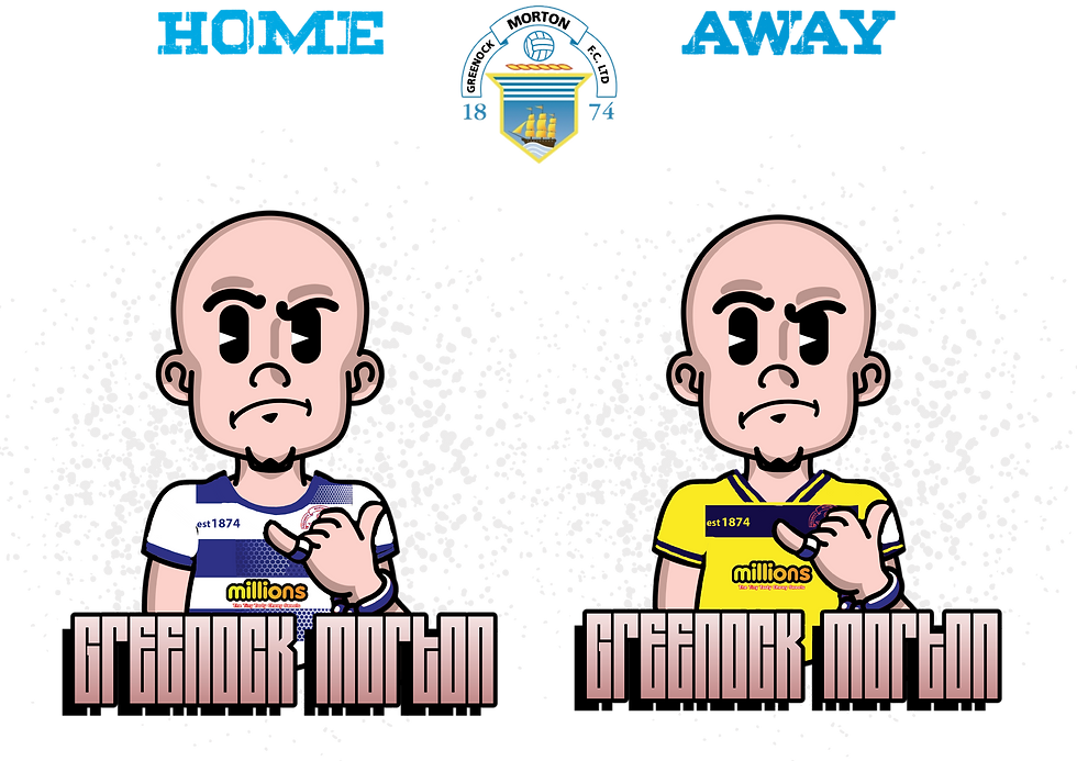 Thumbnail: GREENOCK MORTON FC "HOME & AWAY" T-SHIRT