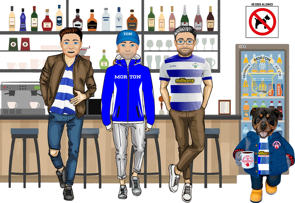 Thumbnail: GREENOCK MORTON FC "NO DOGS  ALLOWED" T-SHIRT