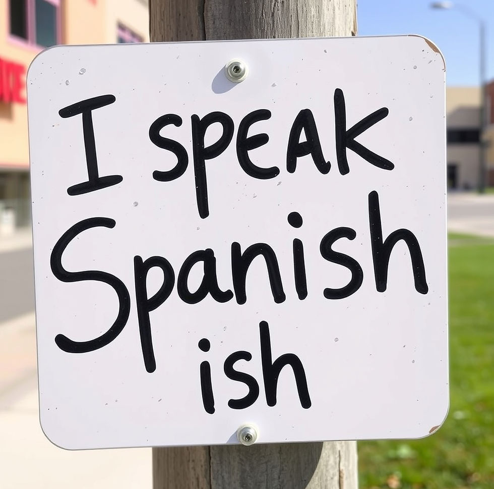 "I only speak Spanish"