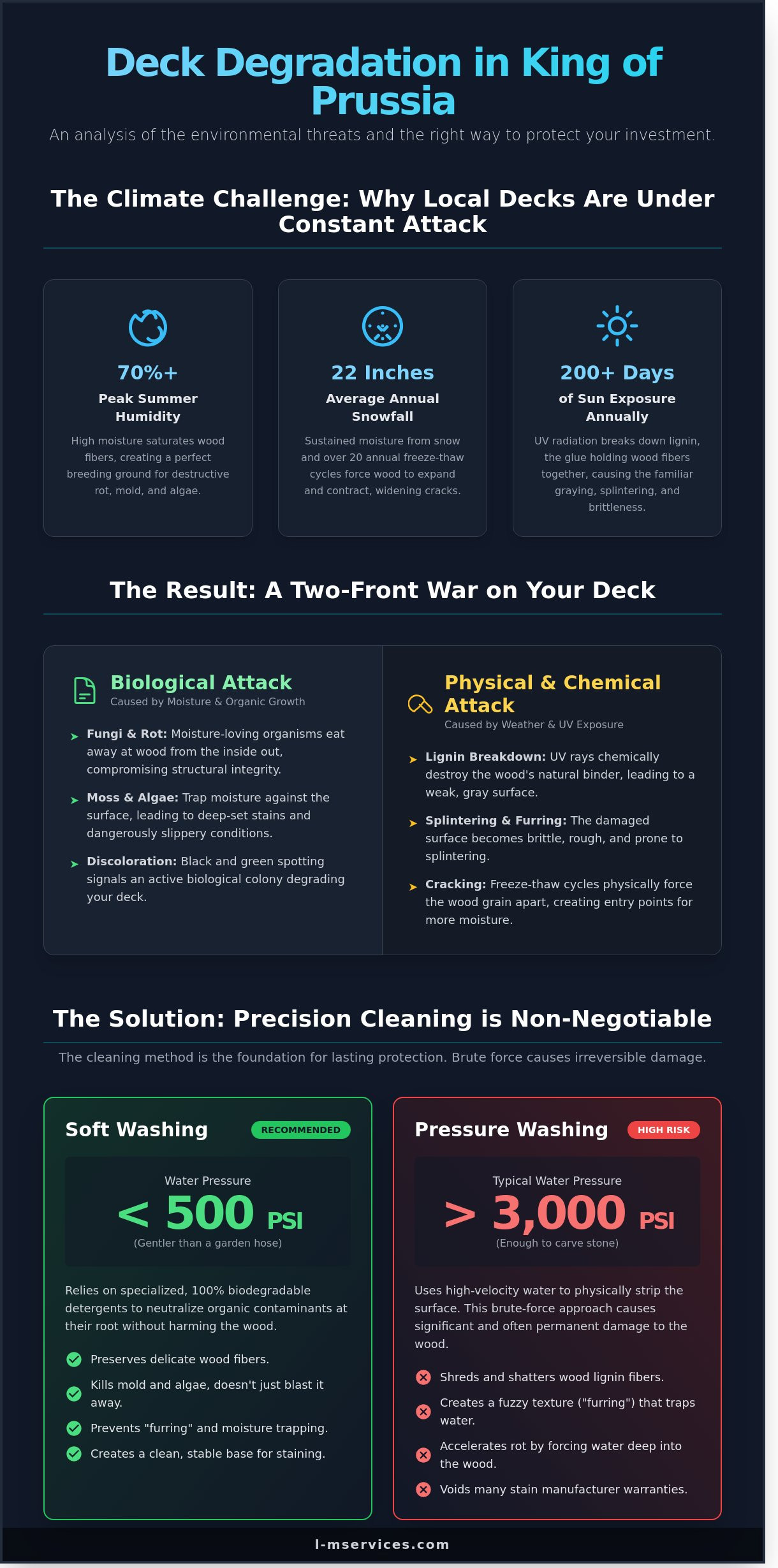 Deck cleaning and staining King of Prussia