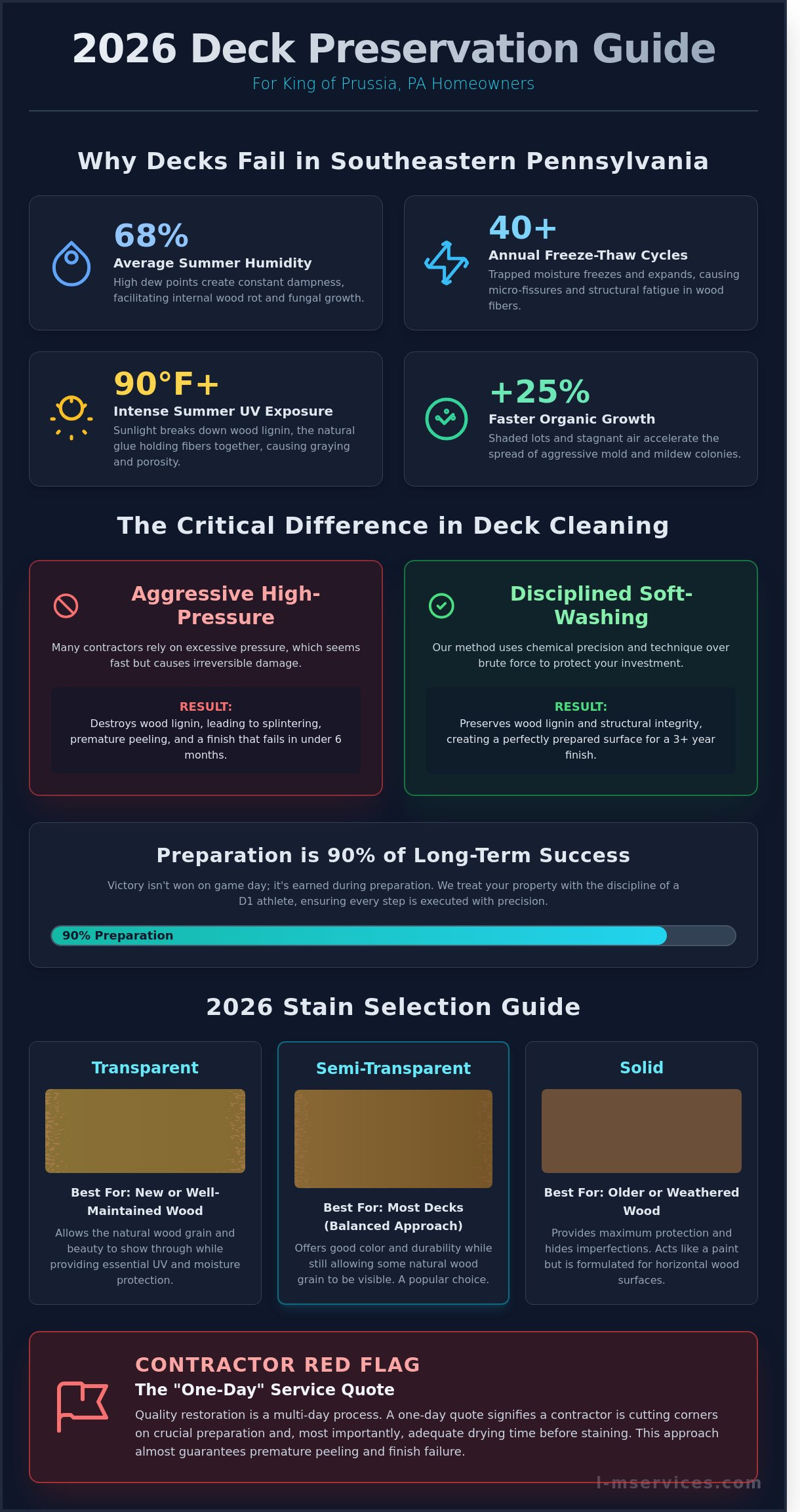 Deck cleaning and staining King of Prussia