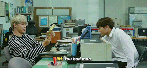 Korean Law legal illegal being a kpop fan BTS Bangtan police station bad man park jimin hits jeon jungkook gif