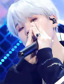 BTS Bangtan Secrets of Satoori Rap gif Min Yoongi Suga I'm sorry Mic drop