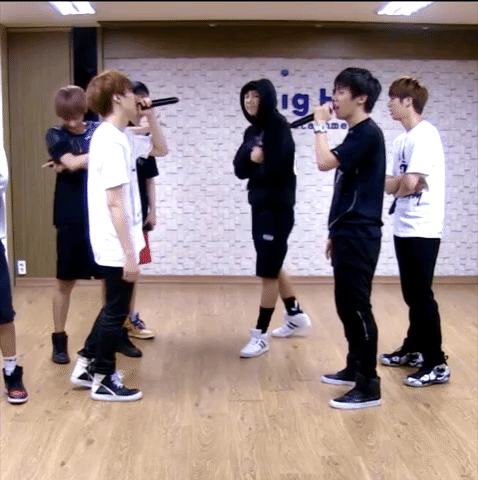 BTS Bangtan Secrets of Satoori Rap gif Suga J-hope fight performance