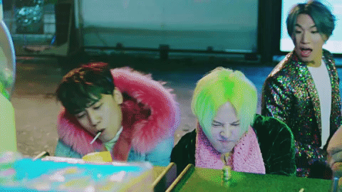 Big Bang FXXK IT MV music video funny Taeyang GD G-Dragon Daesung TOP Seungri gif
