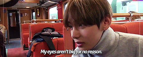 Kpop the big three YG SM JYP Bighit BTS Bangtan DSP Kim Taehyung big eyes funny bon voyage