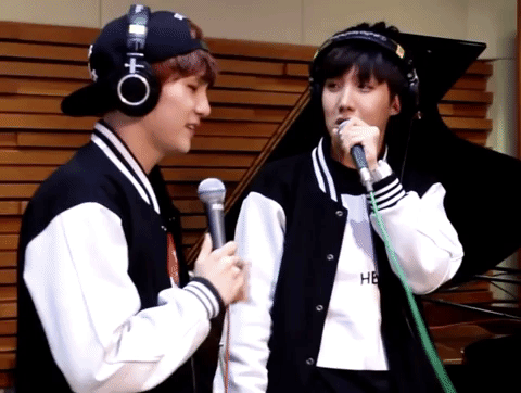 BTS Bangtan Secrets of Satoori Rap gif Suga J-hope fight performance