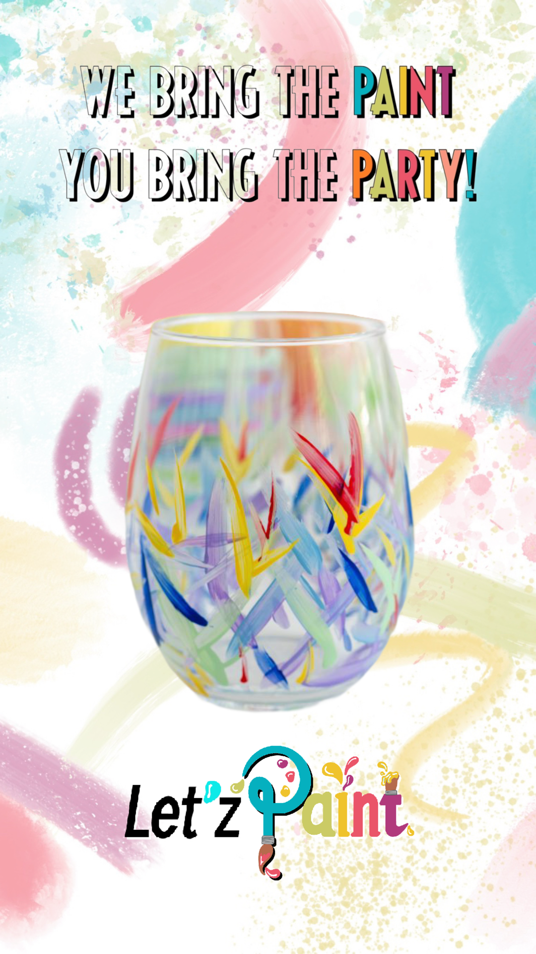 Stroke Abstract Glass