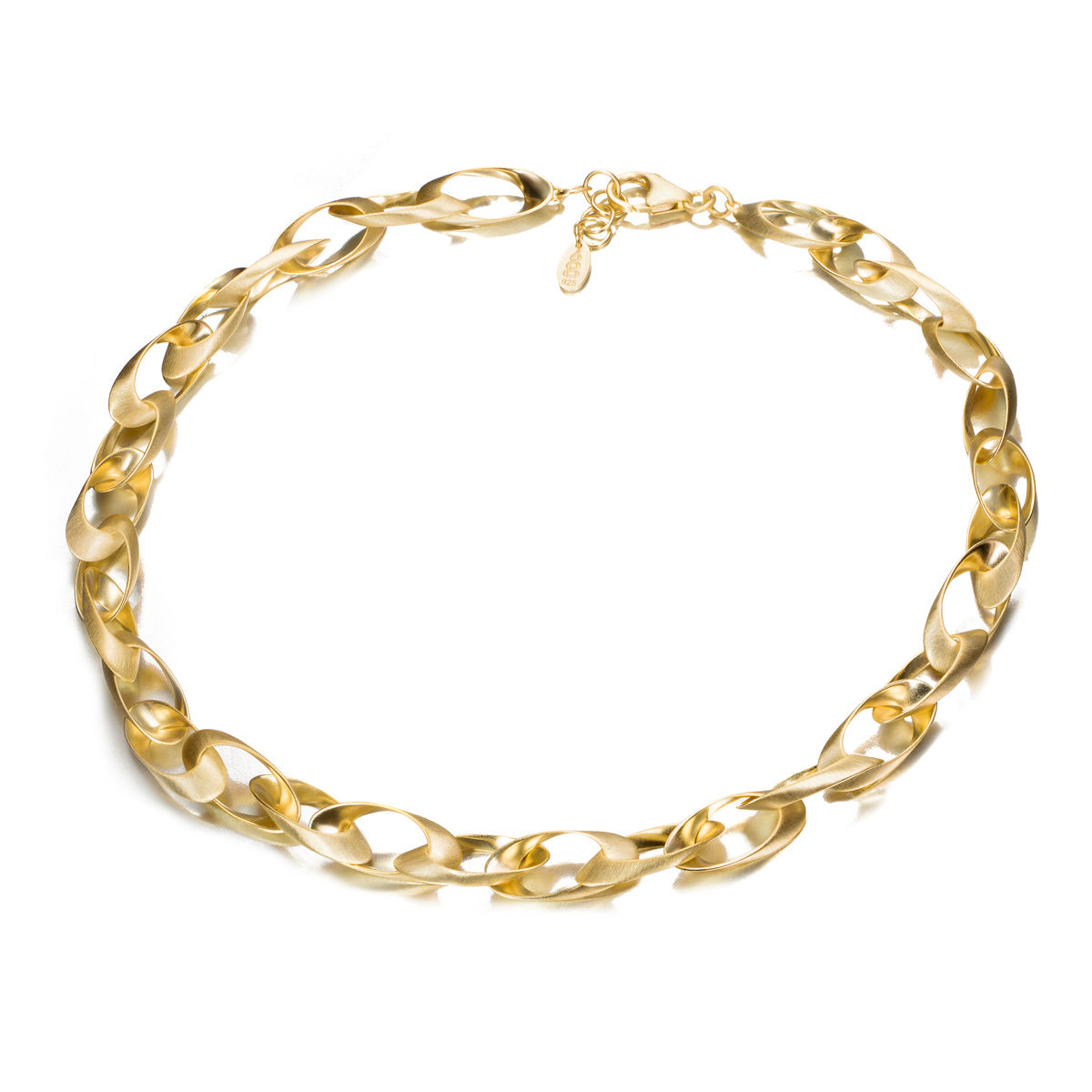 Sterling Silver Nova Necklace with 18K Gold Vermeil