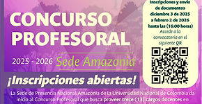 Aberto o Concurso para Professores – UNAL Sede Amazônia!