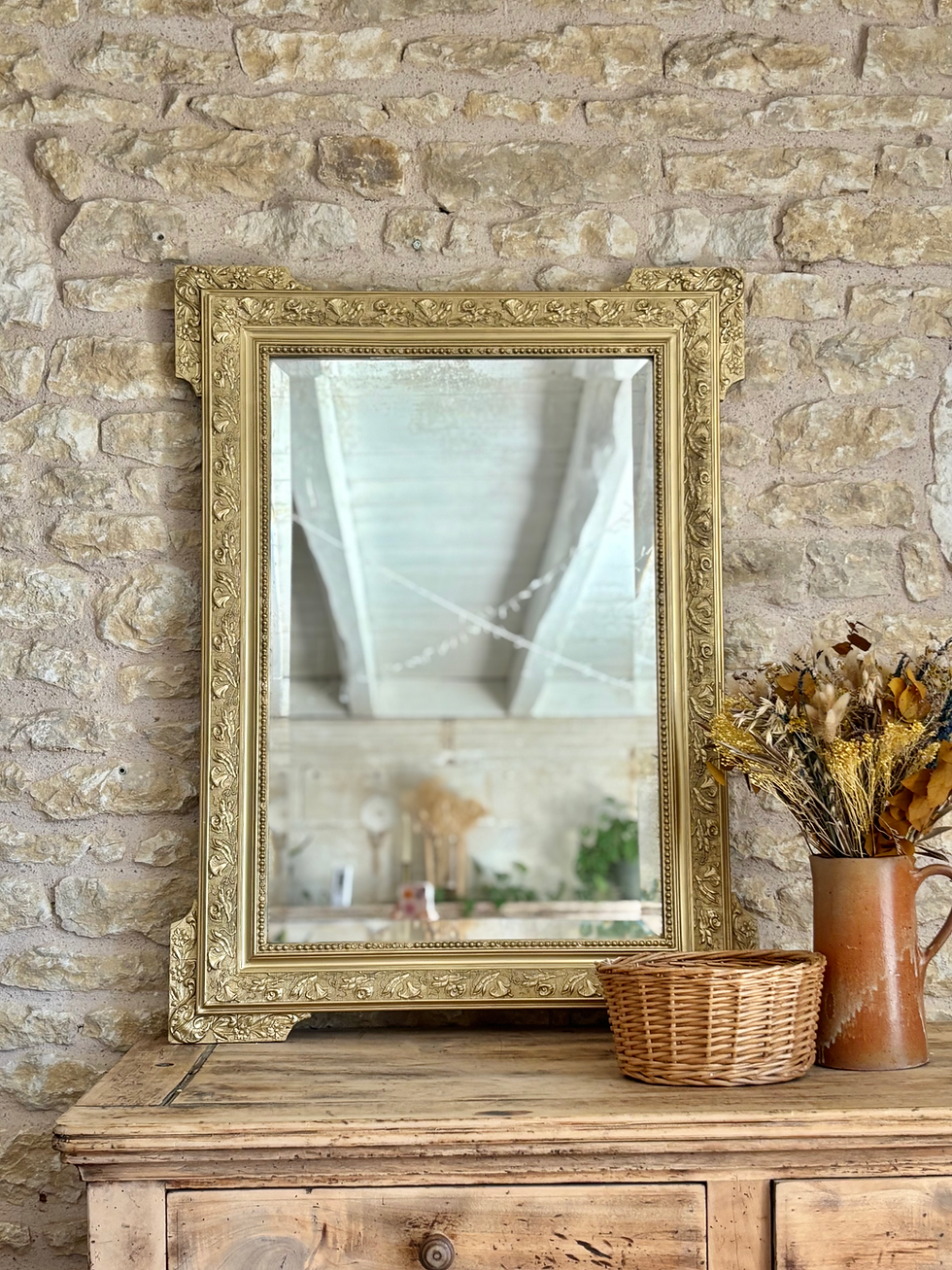 Miniature : Miroir ancien biseauté