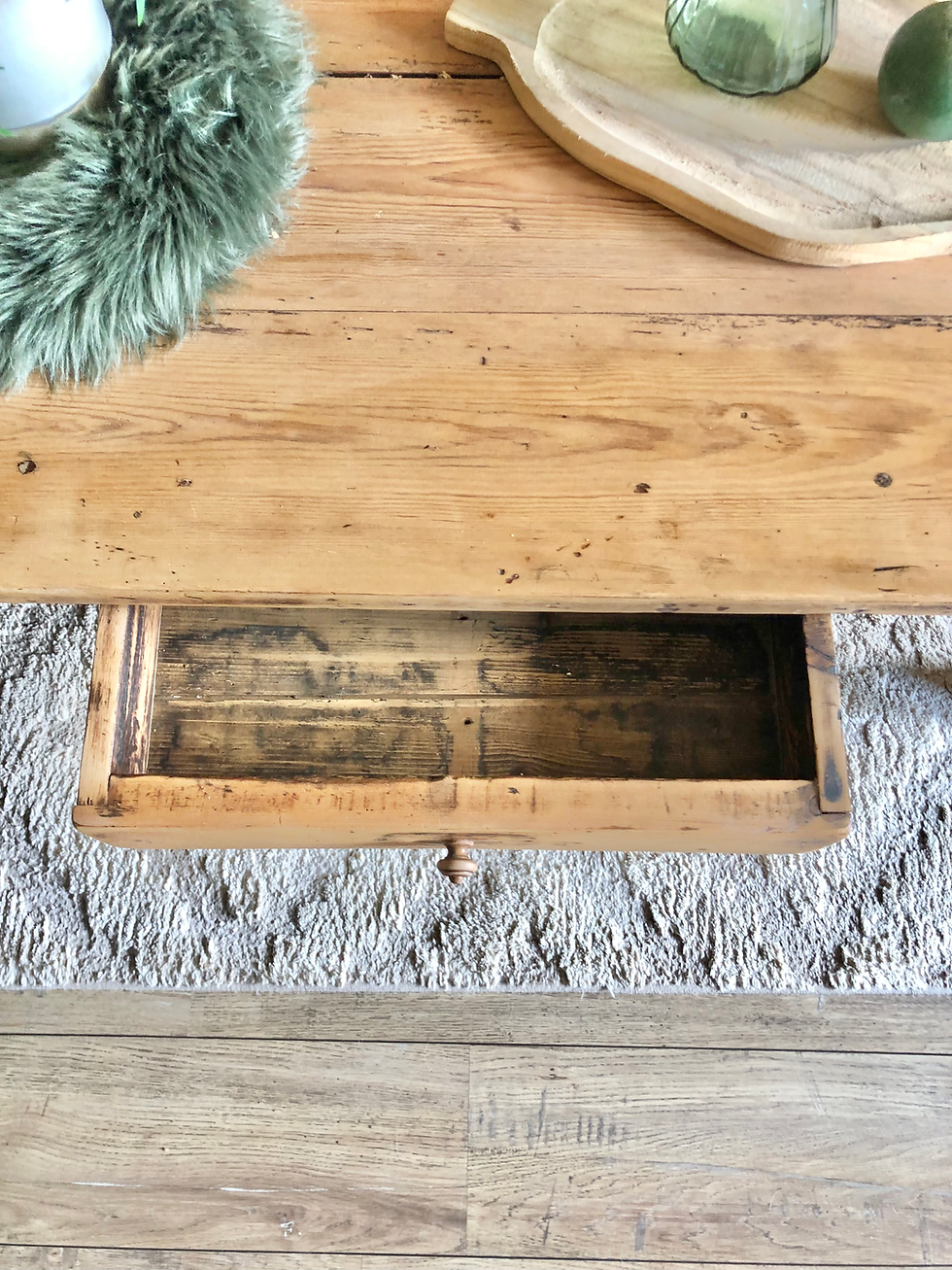 Miniature : Grande table basse de ferme