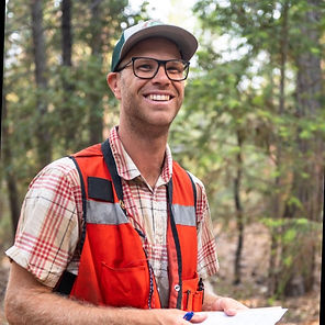 Evan grew up on 40 acres surrounded by timberland in Shasta County, therefore was exposed to the world of forestry and forest management at a young age. After working in a variety of environmental related jobs throughout the country, including as a commercial fisherman, ranch hand, outdoor trip instructor, and on a wildland fire crew, he eventually found his way back to his forestry roots and became a licensed forester in 2021. He has a BS in Environmental Studies from UC Santa Cruz, and a MA in Geography from George Washington University.
Evan founded SCLS in 2021, and enjoys working with landowners throughout northern California helping them solve forest management challenges. He's most happy when he is building burn piles on his own property in Montgomery Creek.
