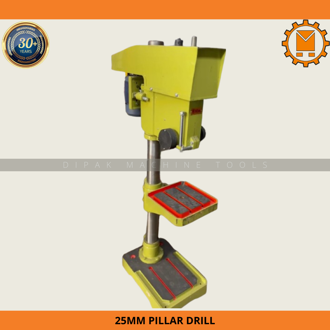 25MM Pillar Drill Manufacturer In Rajkot, Gujarat, India.