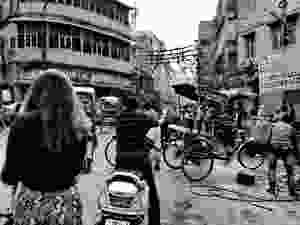 Chandni Chowk street scence, Old Delhi, India