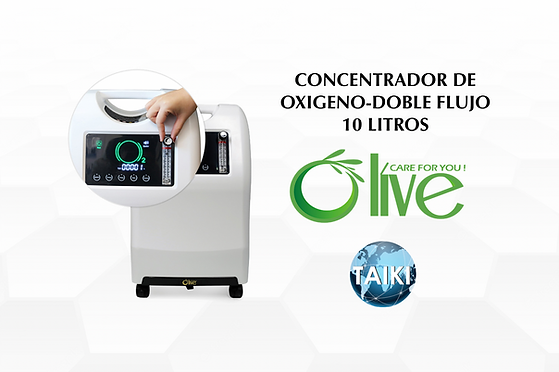 concentrador o generador de oxigeno olive de 10 litros