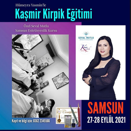 Samsun Kaşmir Kirpik Eğitimi için hazır mısın?