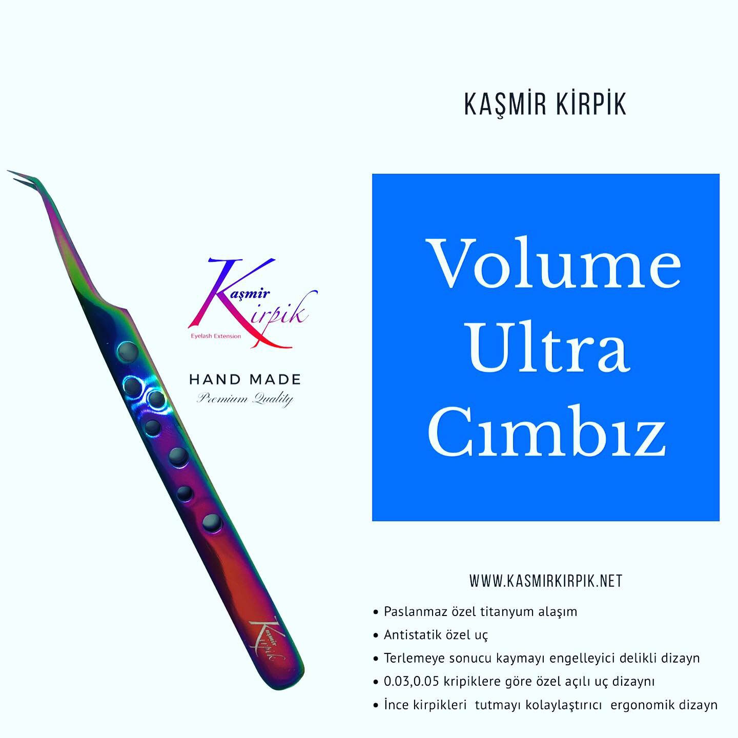 Kaşmir Kirpik ® Volume Ultra Cımbızı