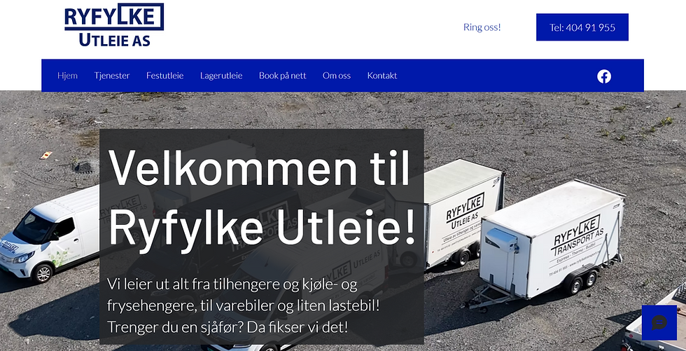 Utleie nettside av nextify media