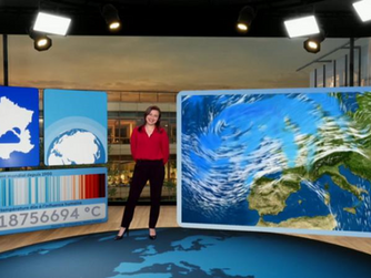 Un nouveau type de journal météo apparu pour la première fois, ce lundi 13 mars 2023