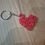 Miniaturebillede: Hjerte Nøgleringe