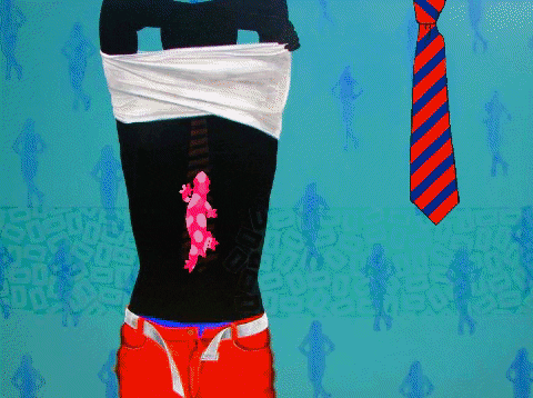 animated painting of shatrudhan k gupta by bransha gautier